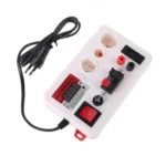 Βάση Ελέγχου Λαμπτήρων με Οθόνη LED με Ενδειξη Τάσης & Ισχύος – Πολυλειτουργικός Πίνακας Δοκιμών AC 220V