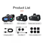 Σύστημα Μονής Ενδοεπικοινωνίας Bluetooth για Κράνος Μηχανής Q58-Max