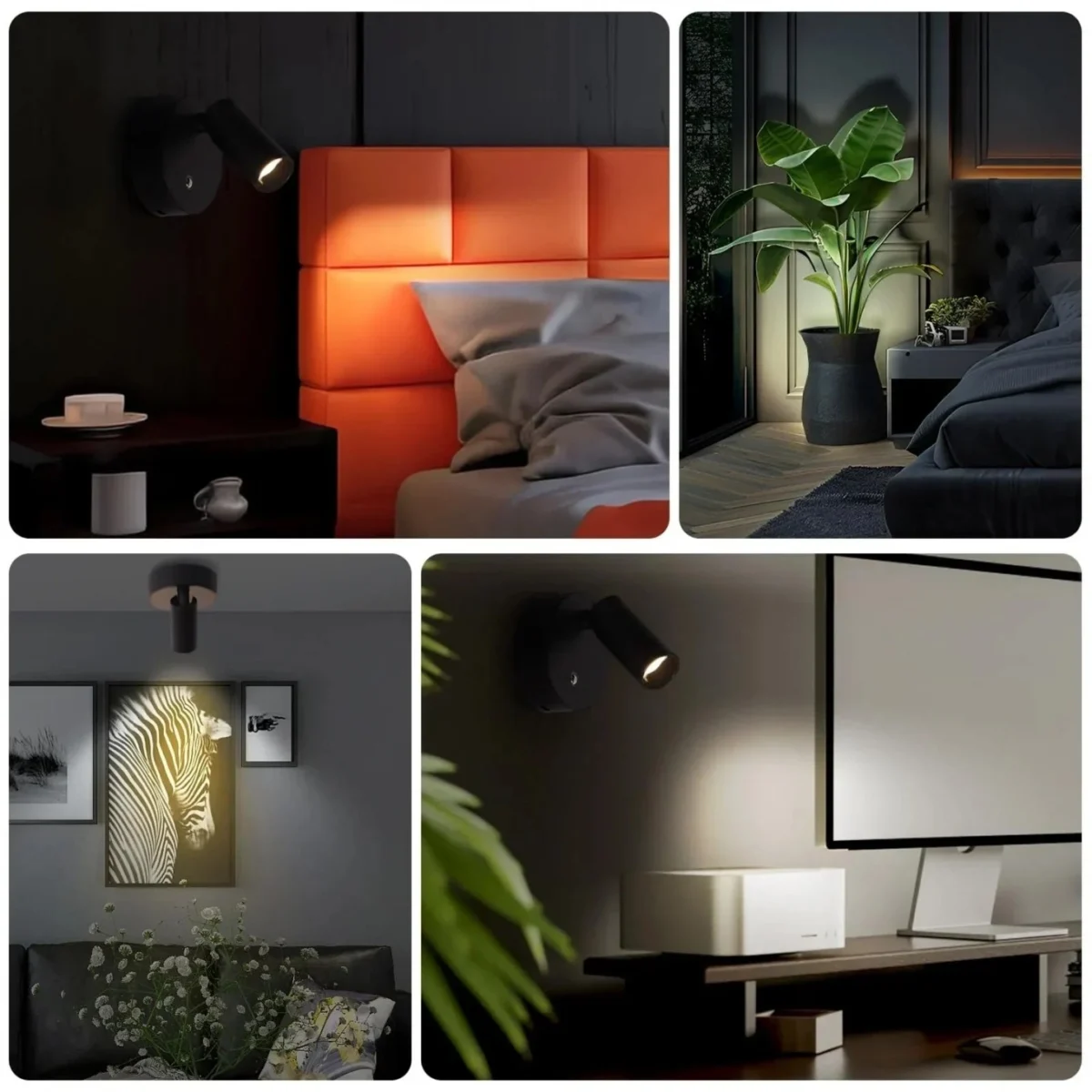 Μαγνητικό Επαναφορτιζόμενο LED Σποτ με Βάση – Λευκό GT-276