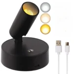 Μαγνητικό Επαναφορτιζόμενο LED Σποτ με Βάση – Λευκό GT-276