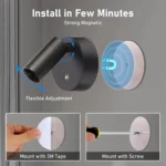 Μαγνητικό Επαναφορτιζόμενο LED Σποτ με Βάση – Λευκό GT-276