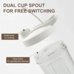 Ηλεκτρικό Shaker Μπουκάλι 400ml με Αυτόματη Ανάδευση και Επαναφορτιζόμενη Μπαταρία