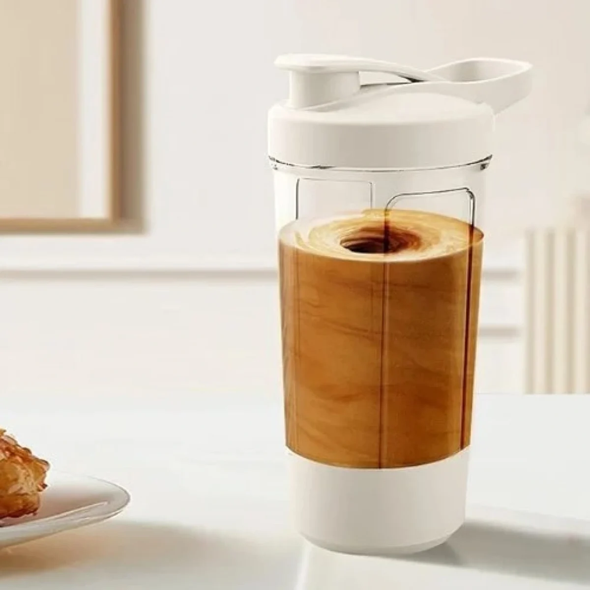 Ηλεκτρικό Shaker Μπουκάλι 400ml με Αυτόματη Ανάδευση και Επαναφορτιζόμενη Μπαταρία