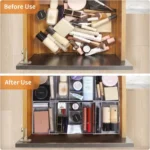 Επεκτεινόμενο Συρτάρι Οργάνωσης 3 Επιπέδων με Διαχωριστικά Smart Drawer Γκρι