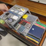 Επεκτεινόμενο Συρτάρι Οργάνωσης 3 Επιπέδων με Διαχωριστικά Smart Drawer Γκρι