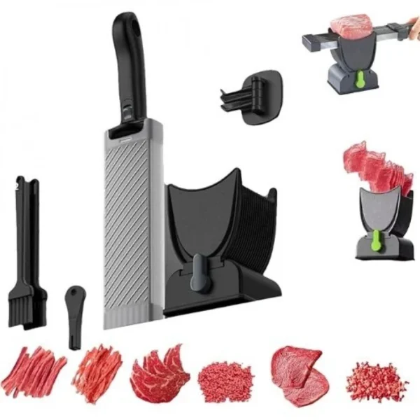 Συσκευή Κοπής Κρέατος Fresh Meat Slicer Μαύρο – Χειροκίνητος Κόφτης για Κρέας & Λαχανικά