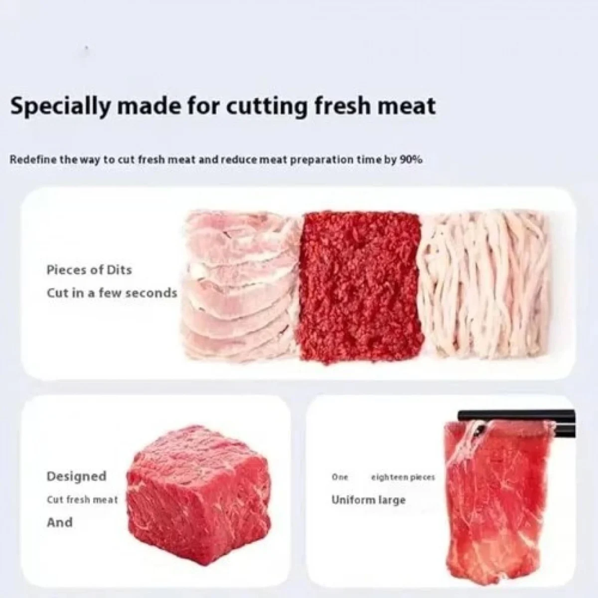Συσκευή Κοπής Κρέατος Fresh Meat Slicer Μαύρο – Χειροκίνητος Κόφτης για Κρέας & Λαχανικά