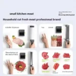 Συσκευή Κοπής Κρέατος Fresh Meat Slicer Μαύρο – Χειροκίνητος Κόφτης για Κρέας & Λαχανικά A2