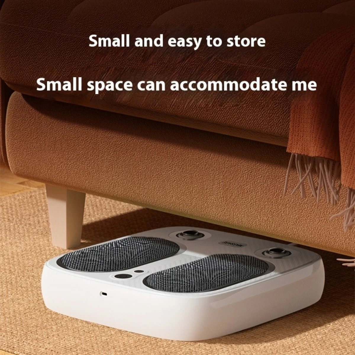 Ηλεκτρική Συσκευή Μασάζ Ποδιών με Δόνηση, Θέρμανση & 3 Ταχύτητες