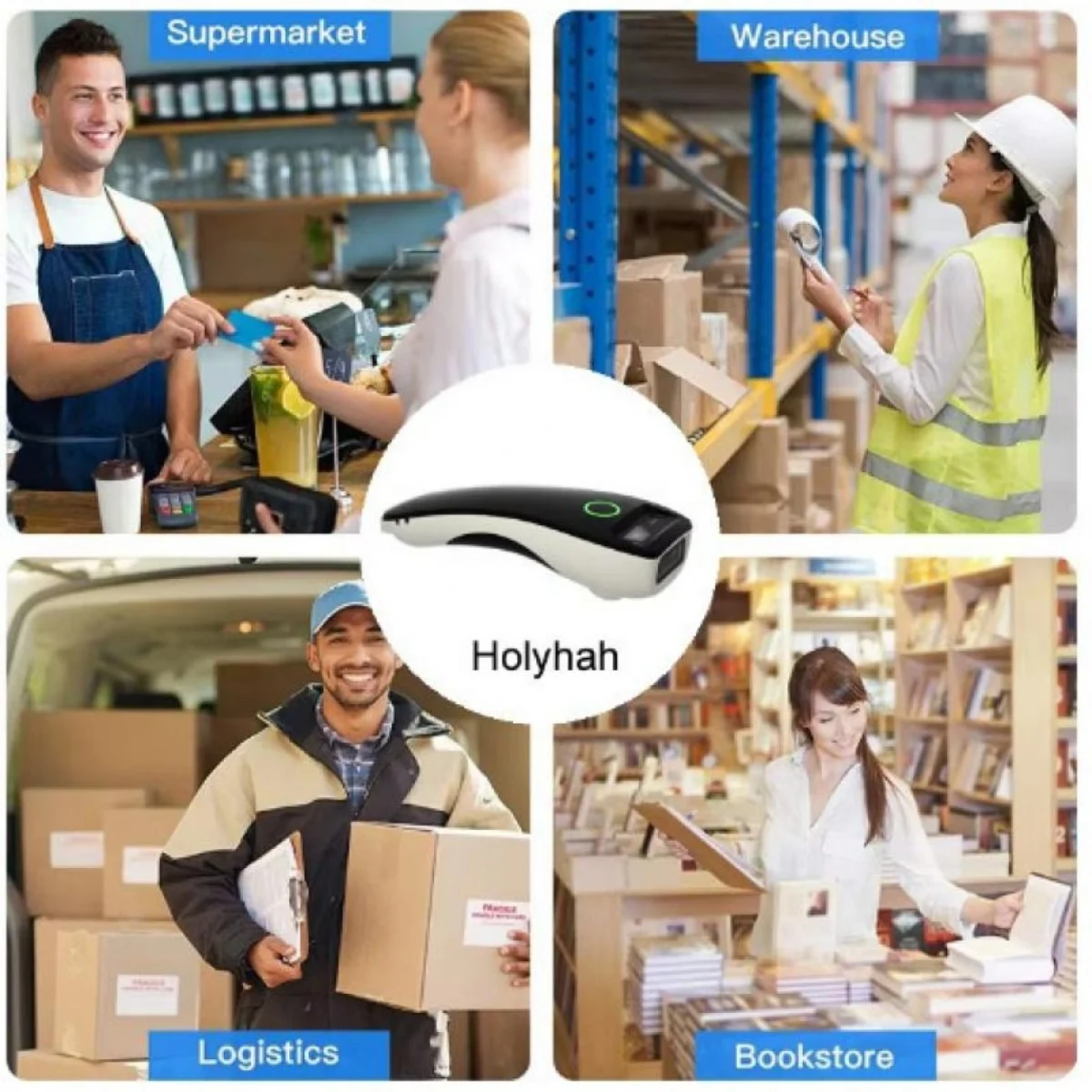 Ασύρματο Scanner Χειρός – Ανάγνωση 1D & 2D Barcodes