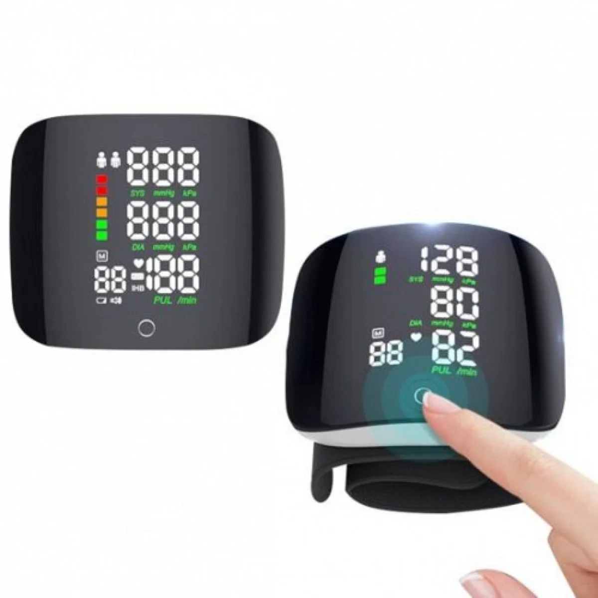 Ψηφιακό Πιεσόμετρο Καρπού με LED Οθόνη, Φωνητική Ειδοποίηση & USB-C WEB506 - Electronic Blood Pressure Meter