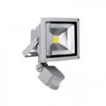LED Αδιάβροχος Προβολέας 30W Εξωτερικού Χώρου Ψυχρού Φωτισμού με Αισθητήρα Κίνησης & Φωτός & Χρονοδιακόπτη