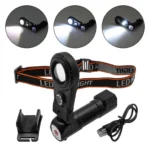 LED Φακός Κεφαλής Αδιάβροχος με 6 Λειτουργίες & Περιστροφή 180° Φυσικό/Ψυχρό Λευκό K5309