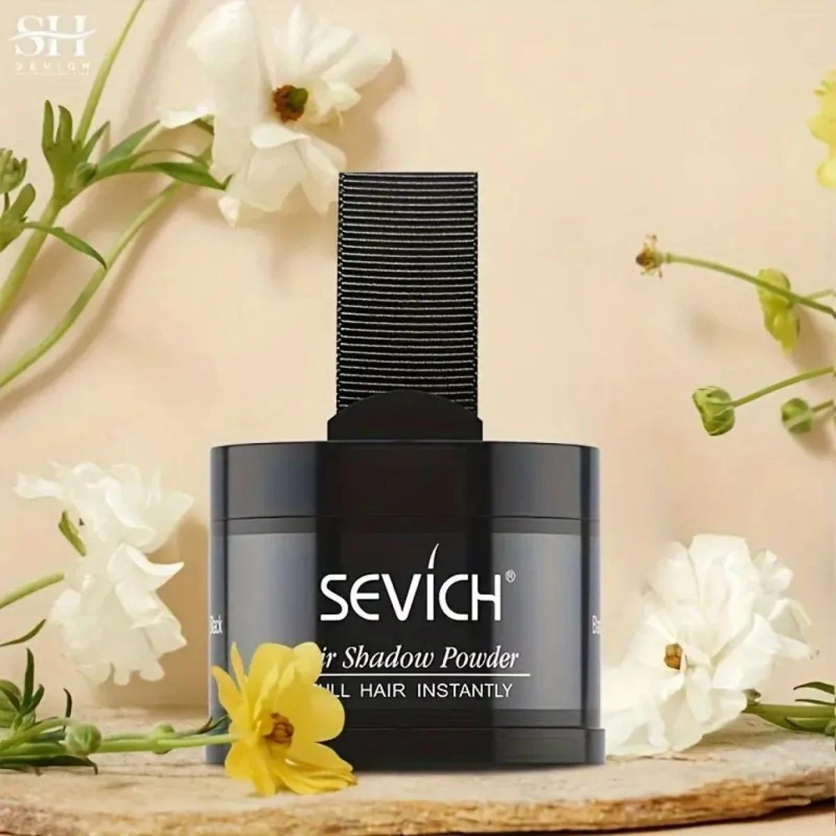 Μαύρη Πούδρα για Καμουφλάρισμα Γραμμής και Κενών Μαλλιών SEVICH 4g