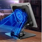 Ρυθμιζόμενη Βάση Laptop No.268 με Ανεμιστήρα Ψύξης και Περιστροφή 360°