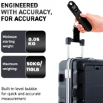 Ηλεκτρονική Ζυγαριά Αποσκευών με LCD Οθόνη & Αλφάδι HYE1506