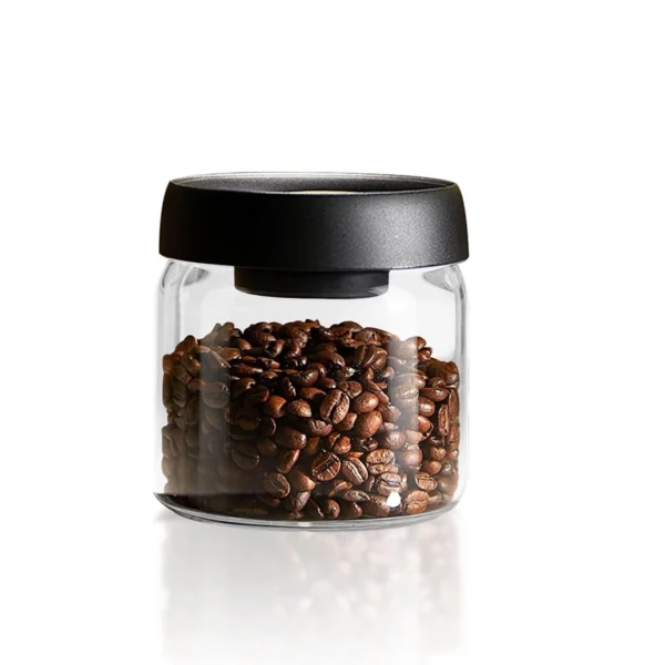 Γυάλινο Βάζο Αποθήκευσης Κουζίνας Με Αεροστεγές Κλείσιμο Καπακιού 500ml ZKM-500