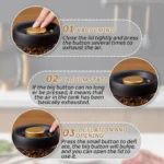 Γυάλινο Βάζο Αποθήκευσης Κουζίνας Με Αεροστεγές Κλείσιμο Καπακιού 1200ml ZKM-1200