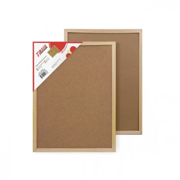 50x70cm Κρεμαστός Πίνακας Ανακοινώσεων Φελού με Ξύλινο Πλαίσιο για Σπίτι, Γραφείο & Εκπαίδευση