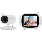 Ασύρματη Ενδοεπικοινωνία Μωρού με Κάμερα, Έγχρωμη Οθόνη LCD 3.5", Νυχτερινή Όραση, Ανίχνευση Θερμοκρασίας, Μικρόφωνο και Νανουρίσματα