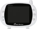 Ασύρματη Ενδοεπικοινωνία Μωρού με Κάμερα, Έγχρωμη Οθόνη LCD 3.5", Νυχτερινή Όραση, Ανίχνευση Θερμοκρασίας, Μικρόφωνο και Νανουρίσματα