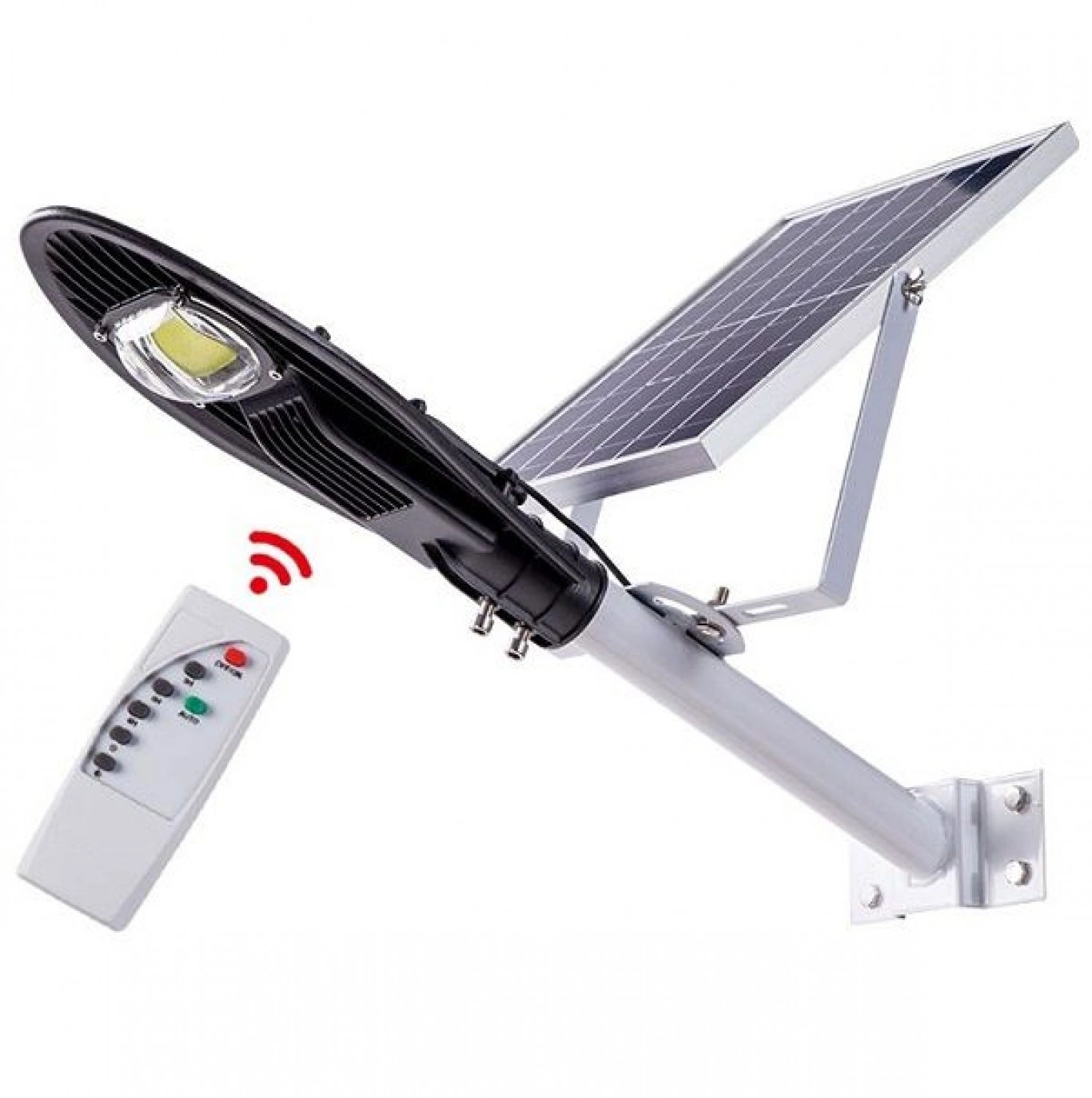 Ηλιακό Φωτιστικό Δρόμου LED 20W Αδιάβροχο Εξωτερικού Χώρου με Φωτοκύτταρο & Τηλεχειριστήριο Ηλιακό Φωτιστικό Δρόμου LED 20W Αδιάβροχο Εξωτερικού Χώρου με Φωτοκύτταρο & Τηλεχειριστήριο