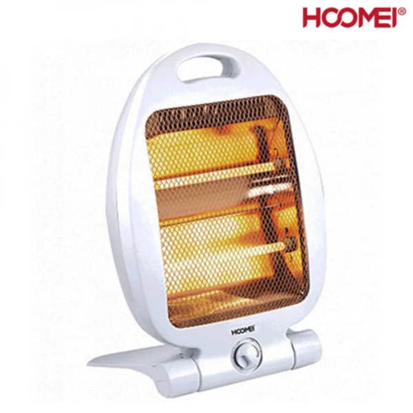 Hoomei Επιδαπέδια Σόμπα Χαλαζία Θερμαντικό Σώμα 800W με Πλέγμα Ασφαλείας - 2 Ρυθμίσεις Θέρμανσης & Λαβή Μεταφοράς