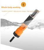 Inox Επαγγελματικός Ηλεκτρικός Φορητός Απολεπιστής Ψαριών 2 Ταχυτήτων Μπαταρίας Υψηλής Ισχύος 6000RPM Επαναφορτιζόμενος Ανοξείδωτος - Electric Fish Scraping 12V