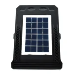 Αδιάβροχο Επιτοίχιο Ηλιακό Φωτιστικό Μανταλάκι 159 SMD LED Ρυθμιζόμενου Λευκού Φωτισμού με Αισθητήρα Κίνησης & Αντικουνουπικός UV Φωτισμός