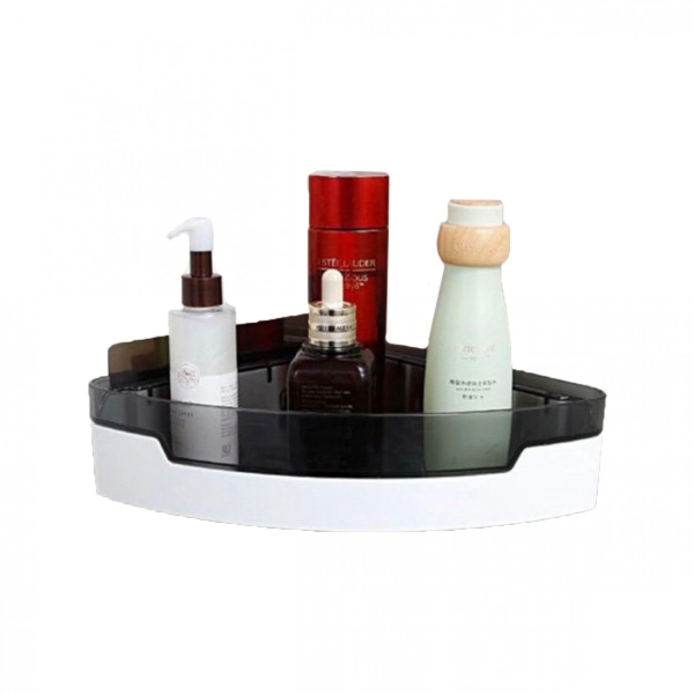 Αυτοκόλλητη Γωνιακή Βάση Οργάνωσης - Ραφιέρα 2 Επιπέδων για το Μπάνιο & την Κουζίνα Αυτοκόλλητη Γωνιακή Βάση Οργάνωσης - Ραφιέρα 2 Επιπέδων για το Μπάνιο & την Κουζίνα