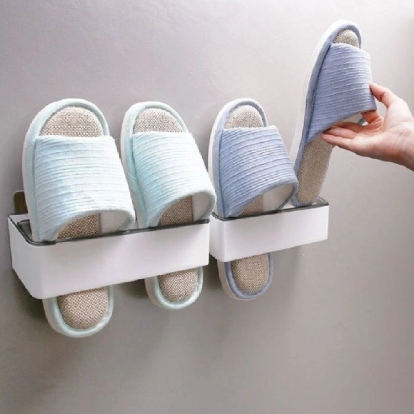 Αυτοκόλλητη Επιτοίχια Βαση για Παντόφλες Αυτοκόλλητη Επιτοίχια Βαση για Παντόφλες