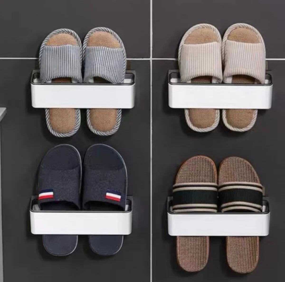 Αυτοκόλλητη Επιτοίχια Βαση για Παντόφλες