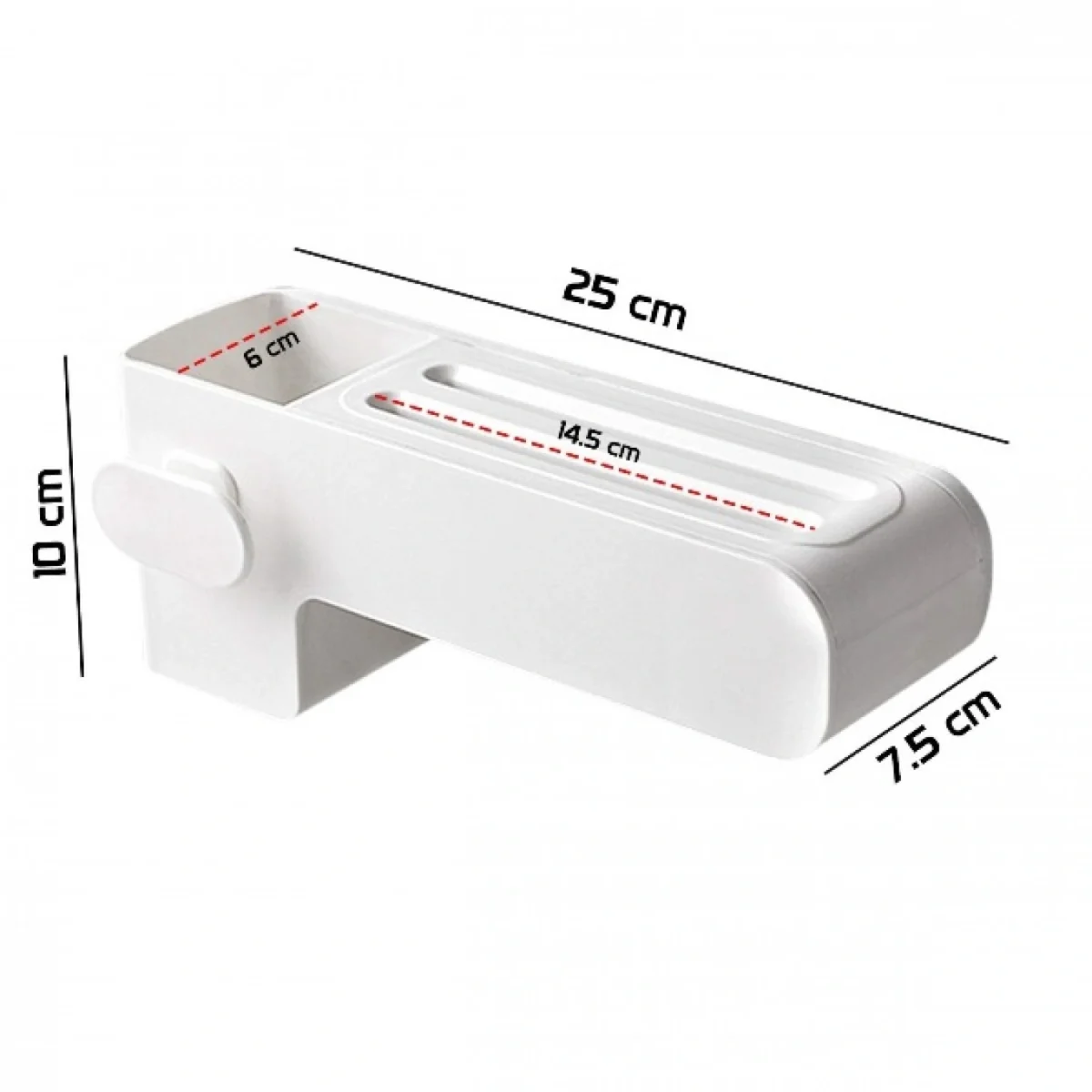 Αυτοκόλλητη Ανοξείδωτη Βάση Σακούλας Απορριμμάτων