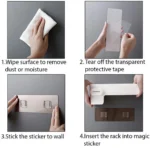 Αυτοκόλλητη Ανοξείδωτη Βάση Σακούλας Απορριμμάτων