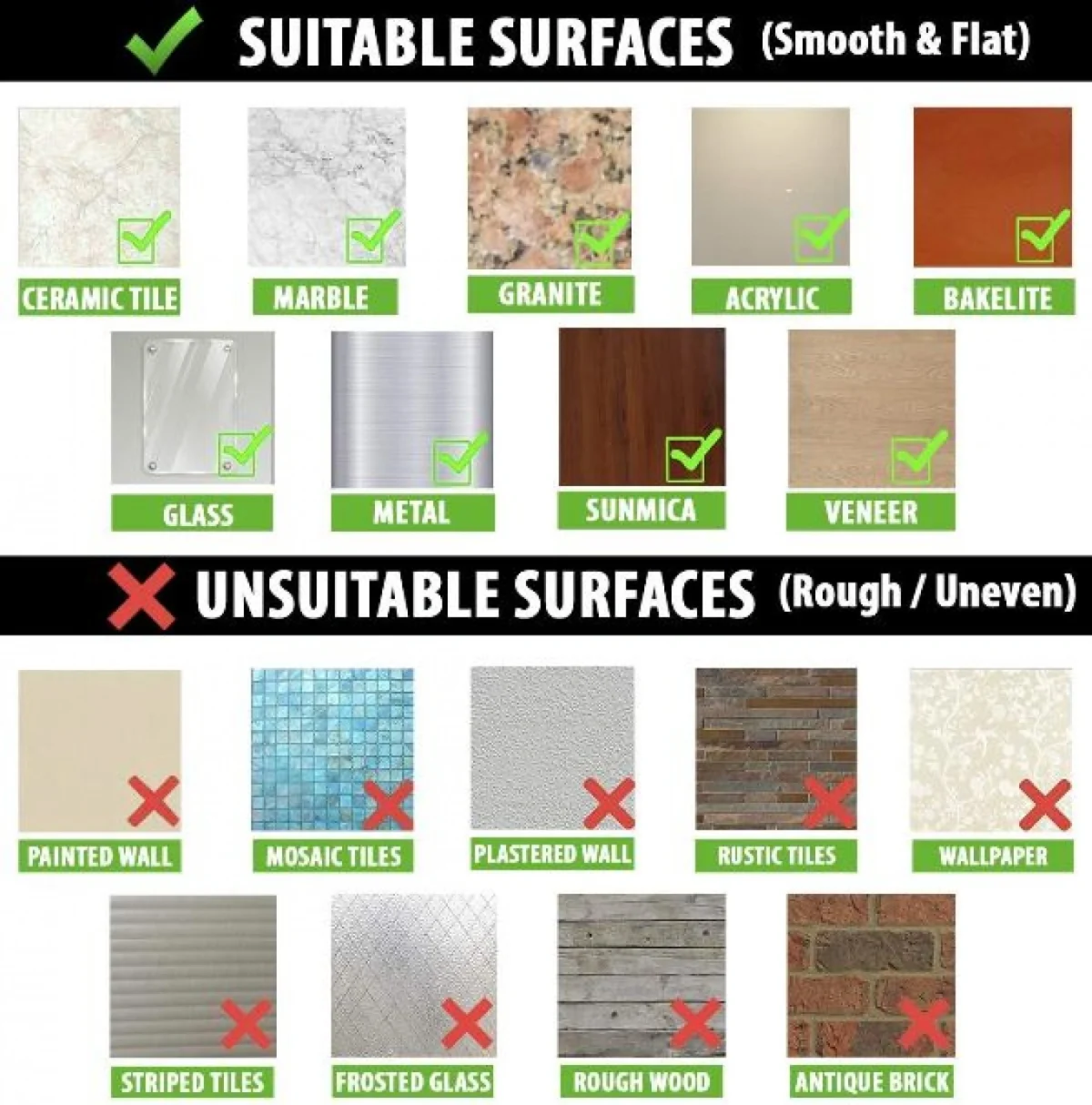 Αυτοκόλλητη Ανοξείδωτη Βάση Σακούλας Απορριμμάτων