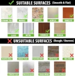 Αυτοκόλλητη Ανοξείδωτη Βάση Σακούλας Απορριμμάτων