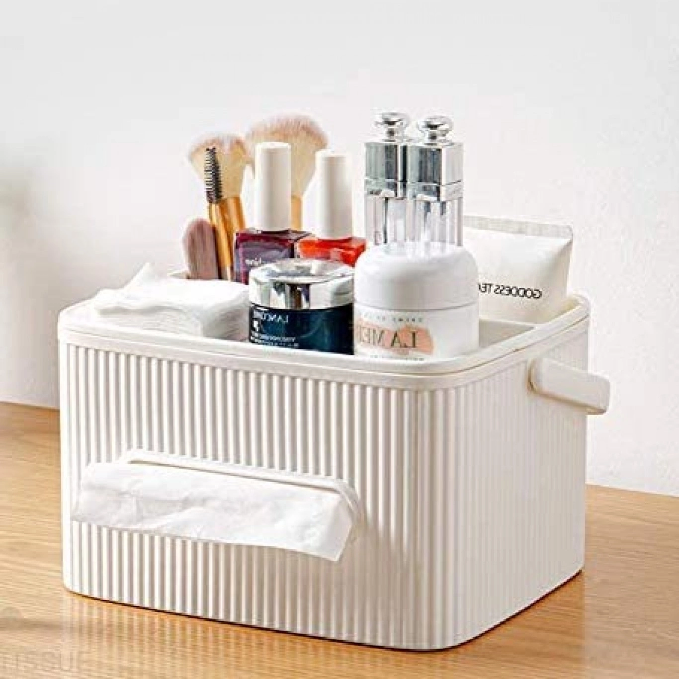 Βάση Οργάνωσης Χαρτομάντηλων με Χειρολαβή 20.5x15x12.5cm Λευκή Πλαστική Βάση Οργάνωσης Χαρτομάντηλων με Χειρολαβή 20.5x15x12.5cm Λευκή Πλαστική