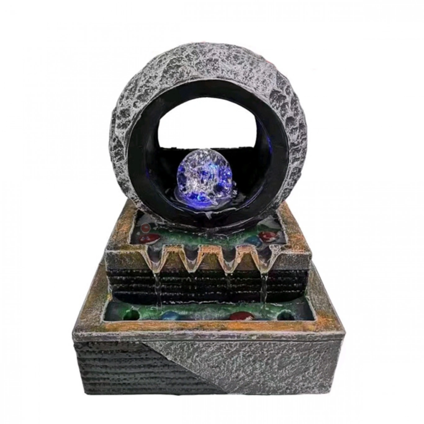 Διακοσμητικό Συντριβάνι Feng Shui με LED Φωτισμό 21x15x27 εκ Διακοσμητικό Συντριβάνι Feng Shui με LED Φωτισμό 21x15x27 εκ