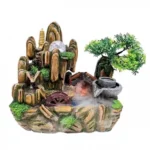 Διακοσμητικό Συντριβάνι Feng Shui με Τρεχούμενο Νερό και Πολύχρωμο Φωτισμό LED 30x20x30 εκ