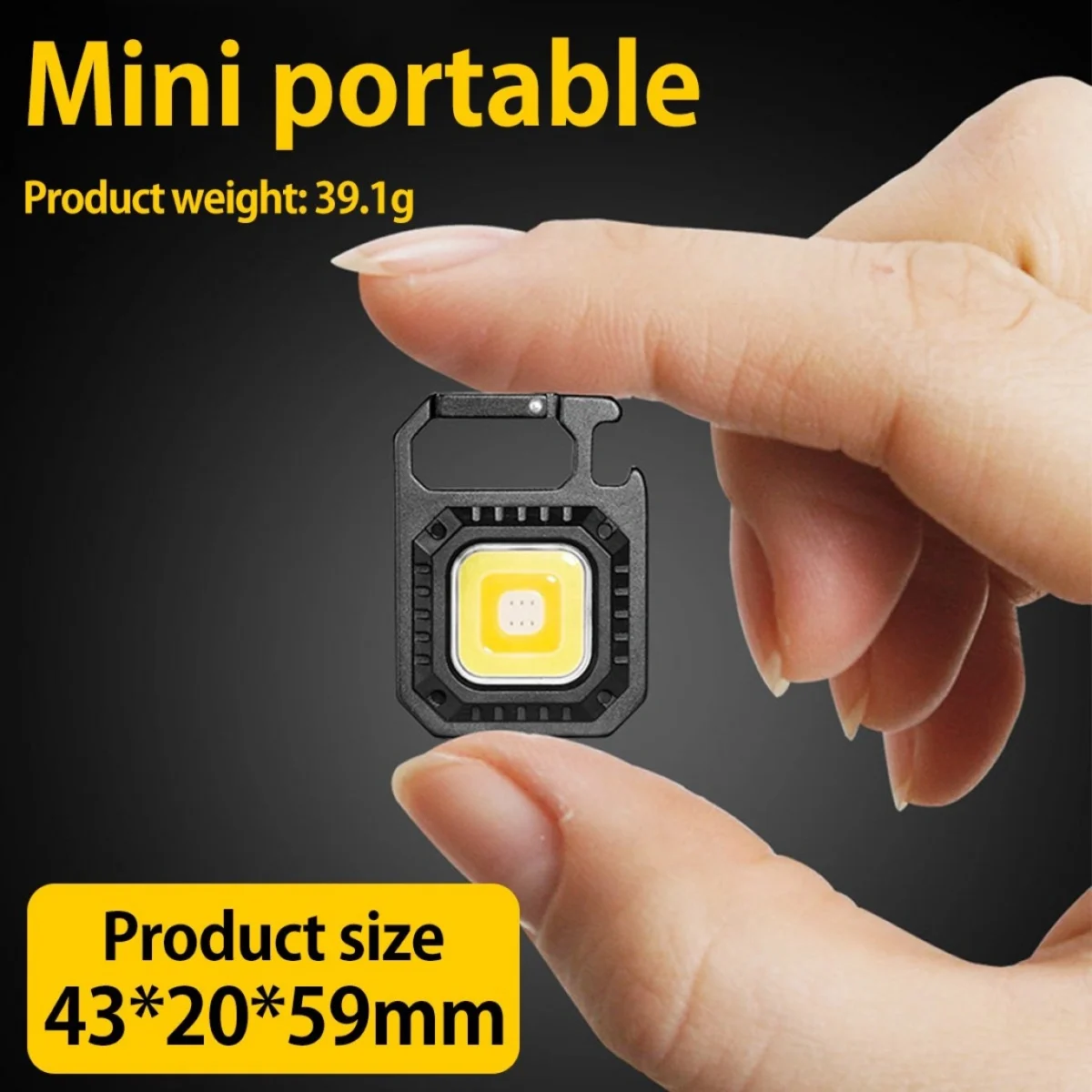 Επαναφορτιζόμενο Αδιάβροχο Μπρελόκ Πολυεργαλείο με Φακό LED COB, Ανοιχτήρι, Ισχυρό Μαγνήτη, Κλιπ Καραμπίνερ, 7 Λειτουργίες Φωτισμού & Τρίποδο