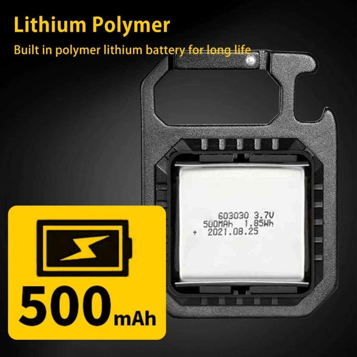 Επαναφορτιζόμενο Αδιάβροχο Μπρελόκ Πολυεργαλείο με Φακό LED COB, Ανοιχτήρι, Ισχυρό Μαγνήτη, Κλιπ Καραμπίνερ, 7 Λειτουργίες Φωτισμού & Τρίποδο