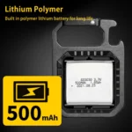 Επαναφορτιζόμενο Αδιάβροχο Μπρελόκ Πολυεργαλείο με Φακό LED COB, Ανοιχτήρι, Ισχυρό Μαγνήτη, Κλιπ Καραμπίνερ, 7 Λειτουργίες Φωτισμού & Τρίποδο