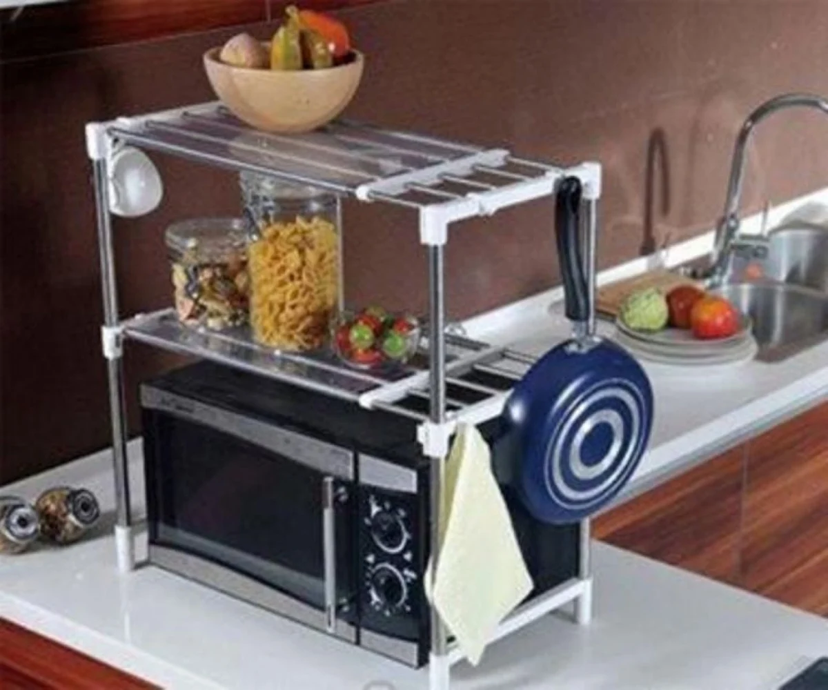 Επεκτεινόμενο Ράφι Πάγκου για Φούρνο Μικροκυμάτων