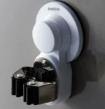 Επιτοίχιο Μονό στήριγμα για σκούπα ή σφουγγαρίστρα με βεντούζες 30124 BATHLUX