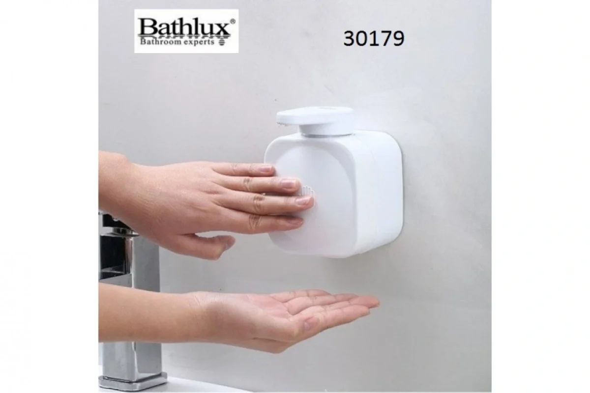 Επιτοίχιος Διανεμητής υγρού σαπουνιού μπροστινής πίεσης 30179 BATHLUX
