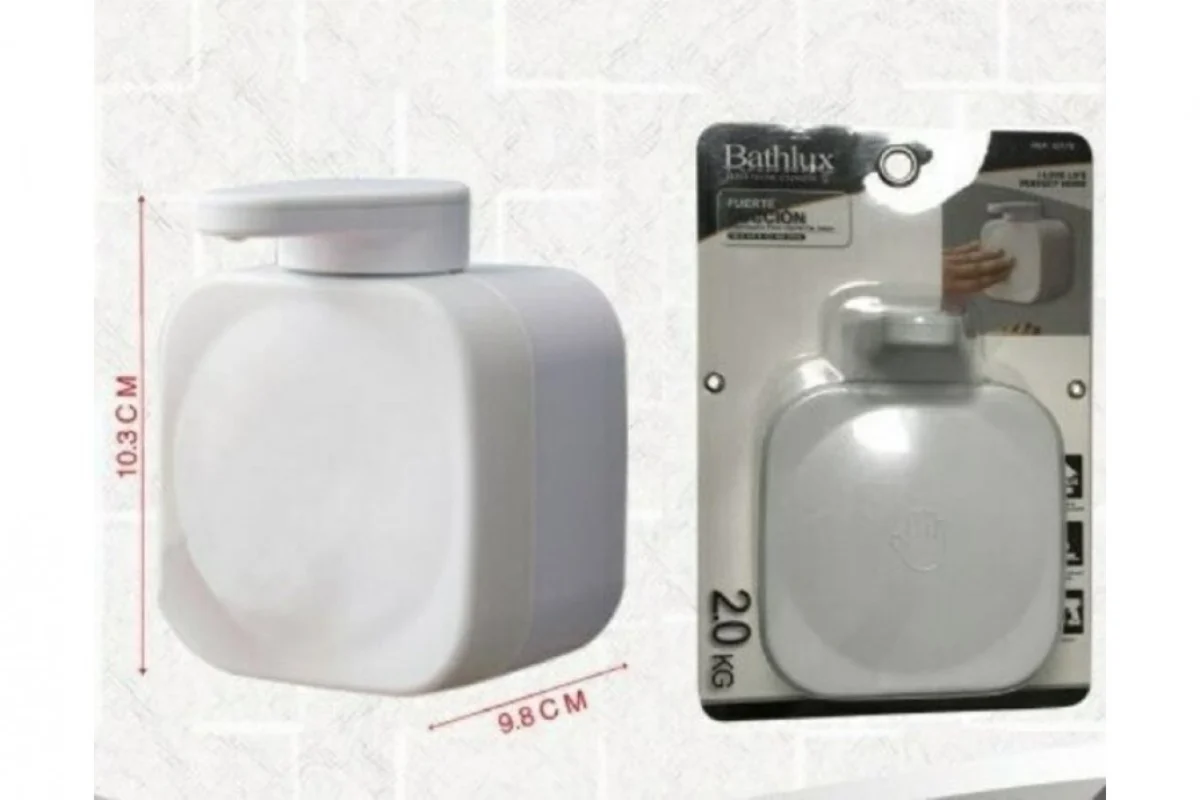 Επιτοίχιος Διανεμητής υγρού σαπουνιού μπροστινής πίεσης 30179 BATHLUX