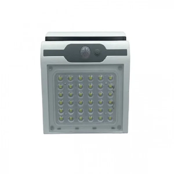 Ηλιακό Φωτιστικό Τοίχου LED με Ανιχνευτή Κίνησης 20W Λευκό AB-TA173 Aerbes