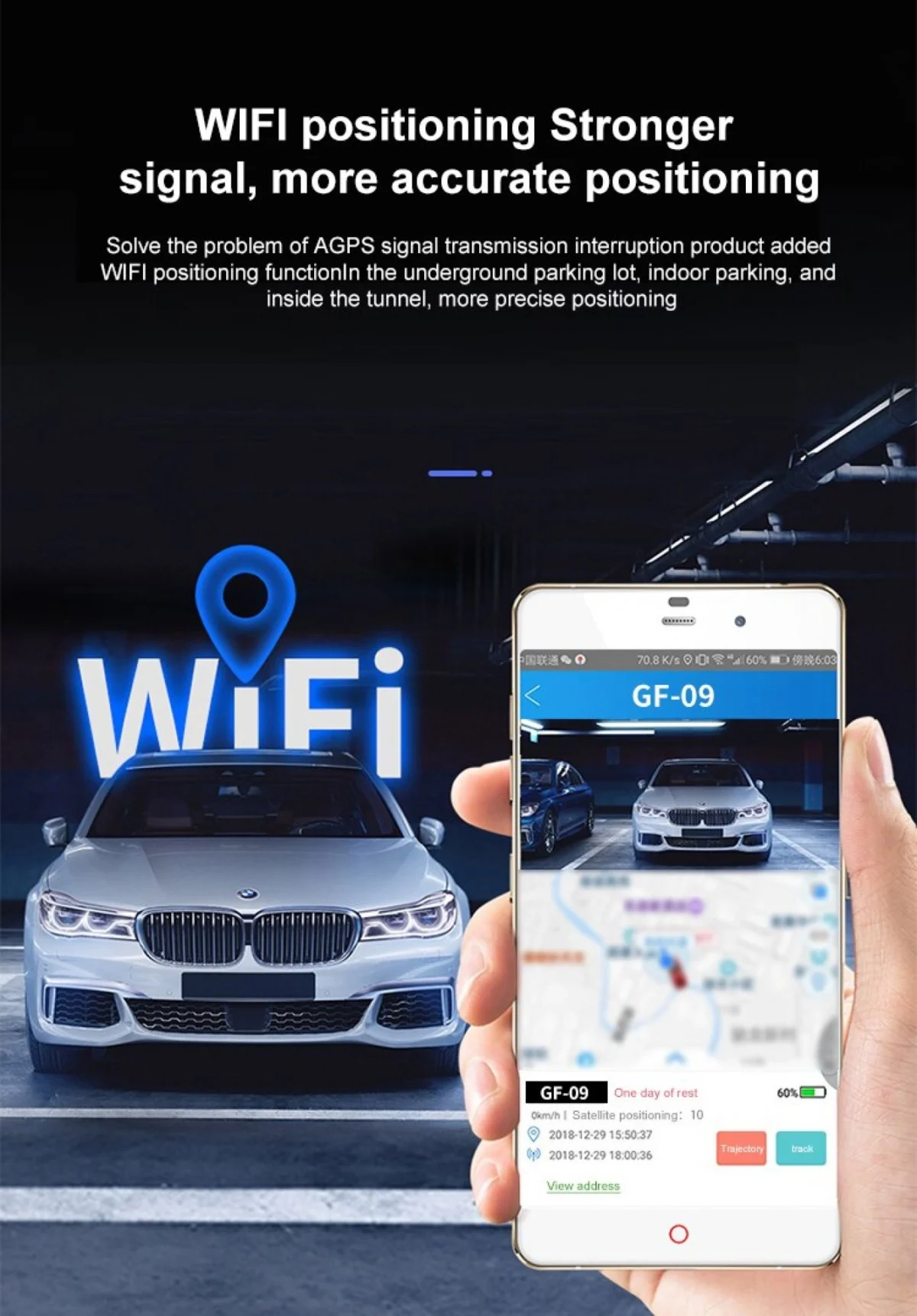 Μίνι Μαγνητικό GPS Tracker GF-09