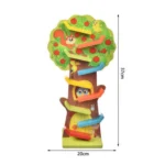 Ξύλινη Πίστα Wooden Squirrel Taxiway Με 4 αυτοκίνητα 38x6x20.5 cm