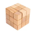 Ξύλινο Γεωμετρικό Εκπαιδευτικό Παιχνίδι 3D Stack Master Wooden Shape Puzzle Για Παιδία 6+